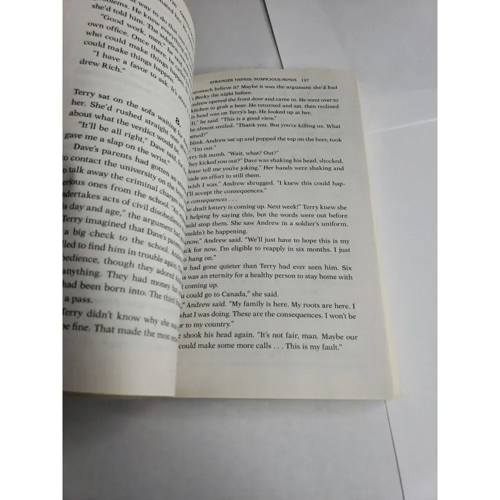 Stranger Things Suspicious Minds Gwenda Bond trade paperback
